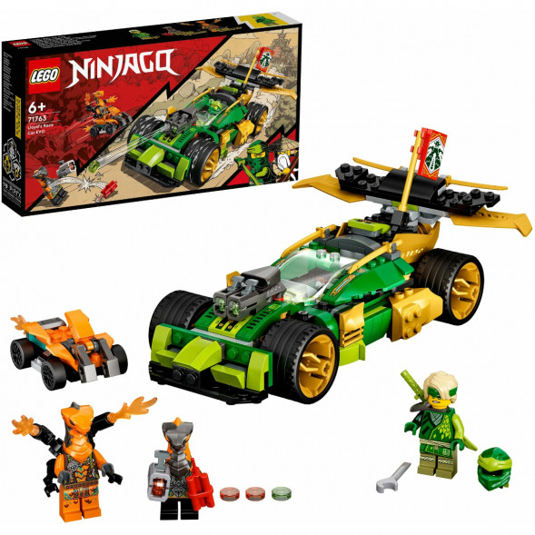 Конструктор LEGO Ninjago 71763 Гоночный автомобиль ЭВО Ллойда в Москве