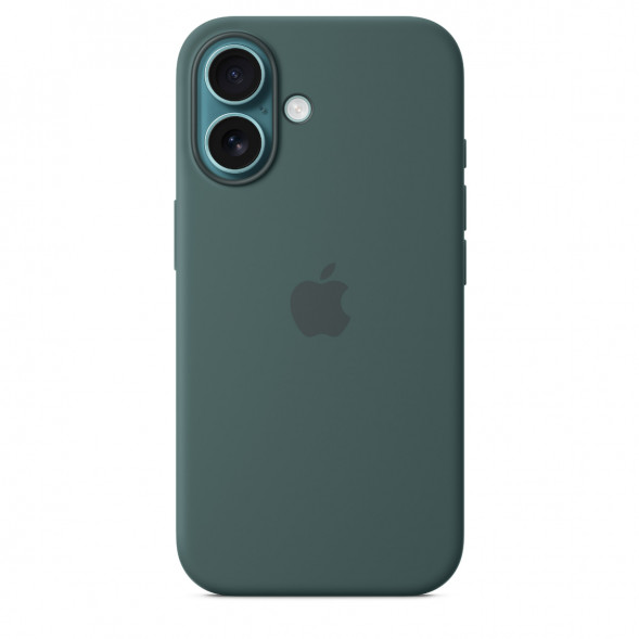 Чехол Apple для iPhone 16 Silicone MagSafe, Lake Green (MYY83ZM/A) в Москве