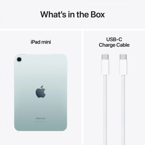 Планшет Apple iPad Mini (2024) Wi-Fi + Cellular 512GB, Голубой в Москве