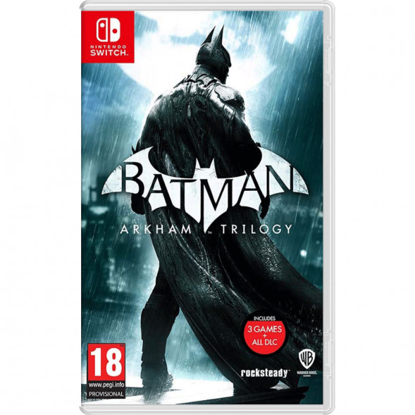 Игра Batman: Arkham Trilogy [Nintendo Switch, русские субтитры] в Москве