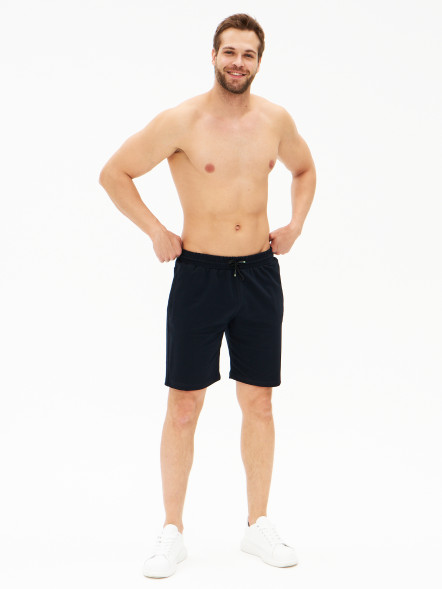 Шорты мужские трикотажные, синий, M в Москве