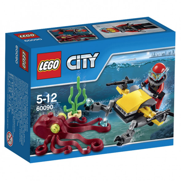Конструктор LEGO City Deep Sea Explorers 60090 Глубоководный скутер в Москве