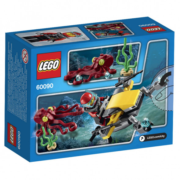 Конструктор LEGO City Deep Sea Explorers 60090 Глубоководный скутер в Москве