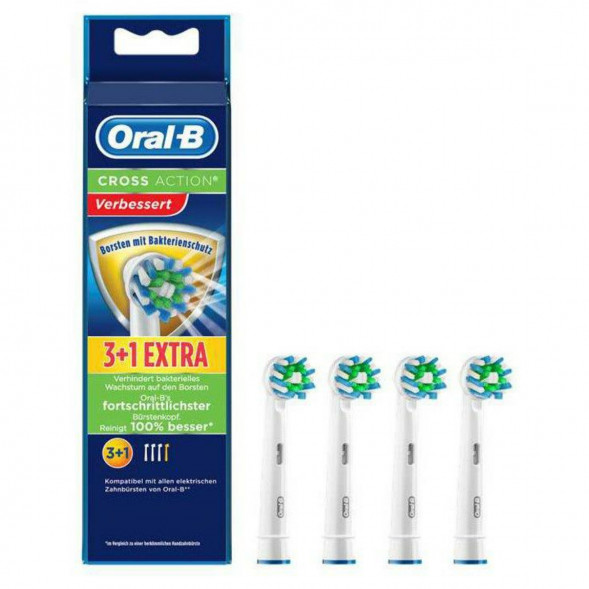 Насадки на зубные щетки Oral-B Cross Action (3+1 Extra), 4 шт. в Москве
