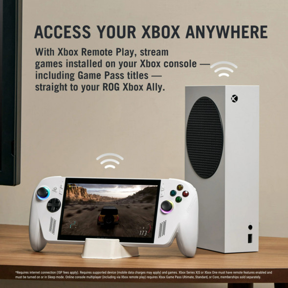 Портативная игровая консоль Asus Rog Ally Xbox 16GB/512GB Z2A, White в Москве