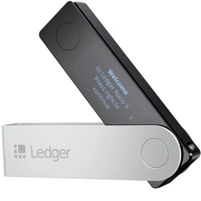 Аппаратный криптокошелек Ledger Nano X , черный в Москве