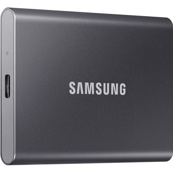 1 ТБ Внешний SSD Samsung T7, USB 3.2 Gen 2 Type-C, серый в Москве