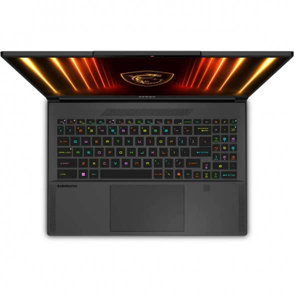 Ноутбук MSI Stealth A16 AI+ A3HWHG-239XRU (16&amp;quot;, OLED, AMD Ryzen AI 9 365 2ГГц, 10 ядер, 32ГБ LPDDR5x, 1ТБ SSD, NVIDIA GeForce RTX 5070 Ti, без ОС), черный в Москве