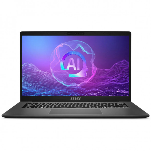Ноутбук MSI Modern A14 AI+ F3HMG-041XRU (14&amp;quot;, IPS, AMD Ryzen AI 5 330 2ГГц, 4 ядра, 16ГБ DDR5, 512ГБ SSD, AMD Radeon 820M, без ОС), серый в Москве