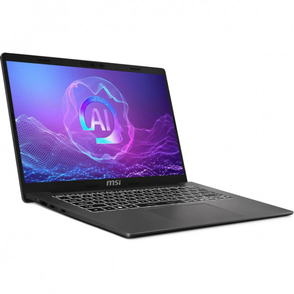 Ноутбук MSI Modern A14 AI+ F3HMG-041XRU (14&amp;quot;, IPS, AMD Ryzen AI 5 330 2ГГц, 4 ядра, 16ГБ DDR5, 512ГБ SSD, AMD Radeon 820M, без ОС), серый в Москве