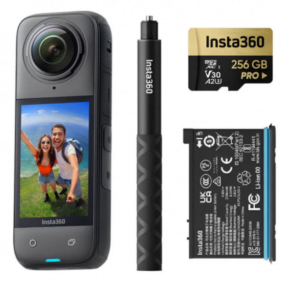 Экшн-камера Insta360 X4 Adventure Bundle (CINSABMA) в Москве