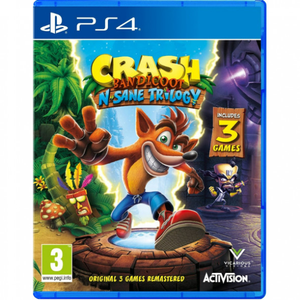 Игра Crash Bandicoot N-Sane Trilogy для PlayStation 4 в Москве