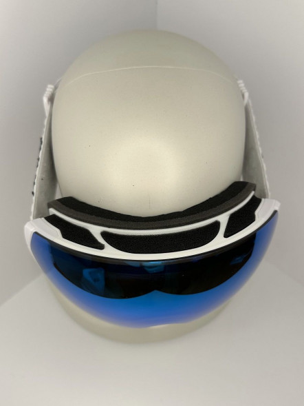 Горнолыжные очки для сноуборда Copozz (голубой, белый) в Москве