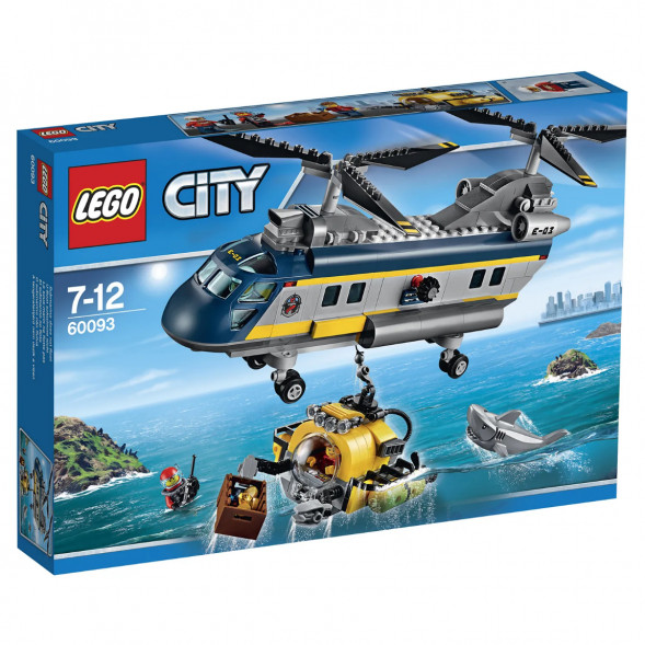 Конструктор LEGO City Deep Sea Explorers 60093 Вертолет исследователей моря в Москве