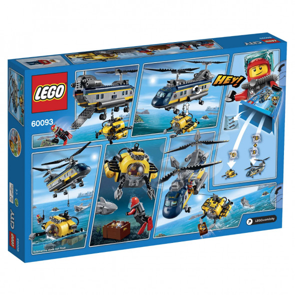 Конструктор LEGO City Deep Sea Explorers 60093 Вертолет исследователей моря в Москве