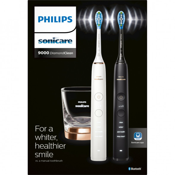 Набор из 2 электрических зубных щеток Philips Sonicare HX9914/57 9000 DiamondClean в Москве