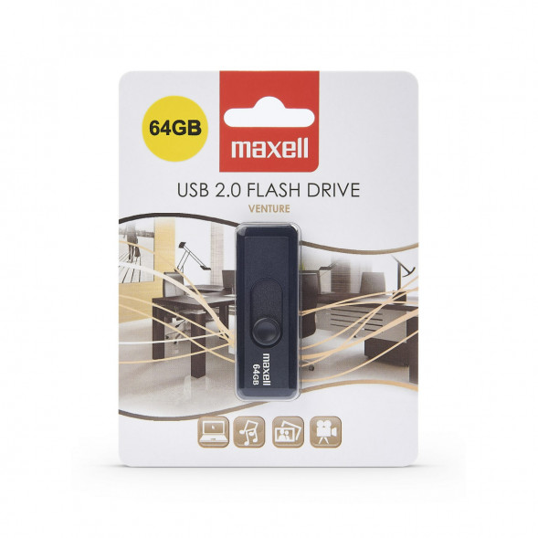 Карта памяти Maxell USB 2.0 64 ГБ Venture в Москве