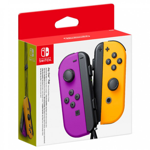 Геймпад Nintendo Switch Joy-Con controllers Duo, фиолетовый/оранжевый в Москве