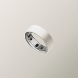 Умное кольцо Oura Ring 4 Ceramic (размер 5), Облако/Cloud
