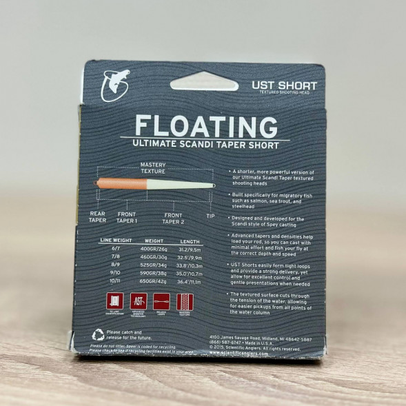 Рыболовная леска Scientific Anglers UST Short St-9/10-f Floating 125000 в Москве