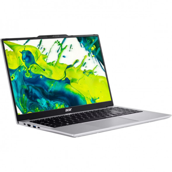 Ноутбук Aser Aspire Lite 15 AL15-53P-56PA (15.6&amp;quot;, IPS, Intel Core 5 120U, 10 ядер, 16 ГБ DDR4, 512 ГБ SSD, Intel Graphics, без ОС), серебристый в Москве