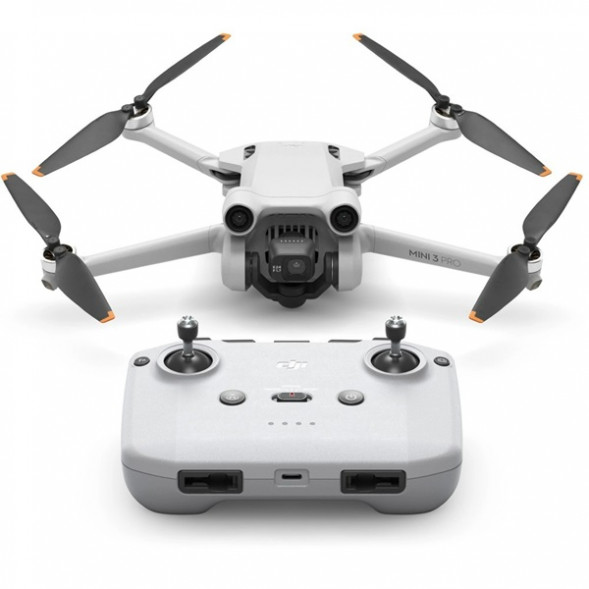 Квадрокоптер DJI Mini 3 Pro (DJI RC-N1), серый в Москве