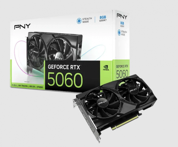 Видеокарта PNY GeForce RTX 5060 OC Dual Fan в Москве