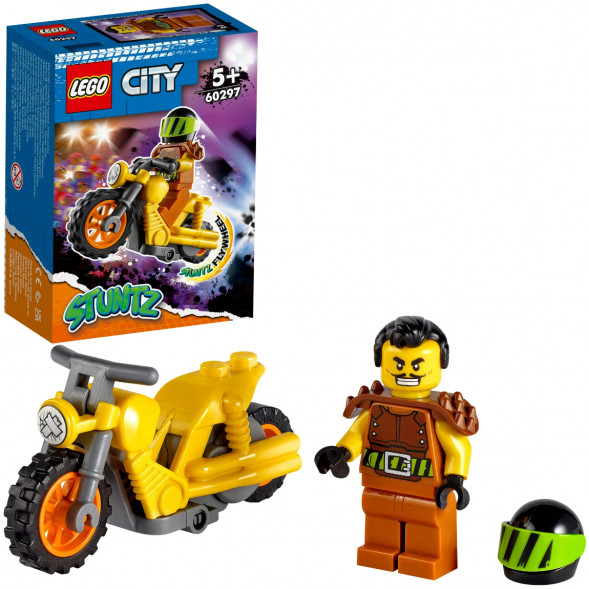 Конструктор LEGO City 60297 Разрушительный трюковый мотоцикл в Москве