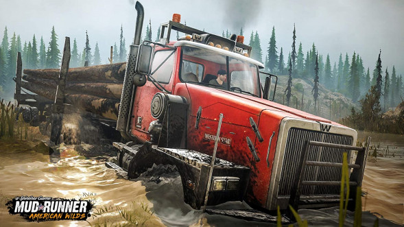 Игра Spintires: MudRunner American Wilds [Nintendo Switch, русские субтитры] в Москве