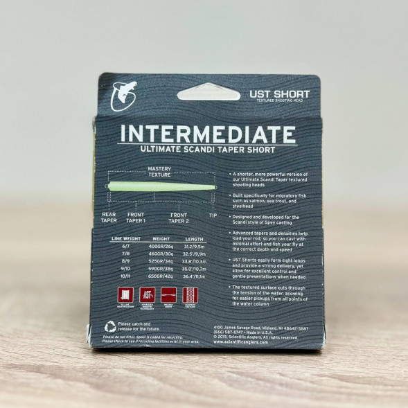 Рыболовная леска Scientific Anglers UST Short St-9/10-I Intermediate 125208 в Москве