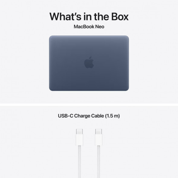 Ноутбук Apple MacBook Neo MHFG4 (A18 Pro 5-Core GPU, 8/512GB), Синий/Indigo в Москве