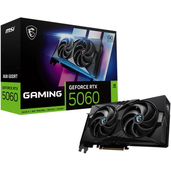 Видеокарта MSI RTX 5060 8 ГБ RTL (RTX 5060 8G GAMING OC) в Москве