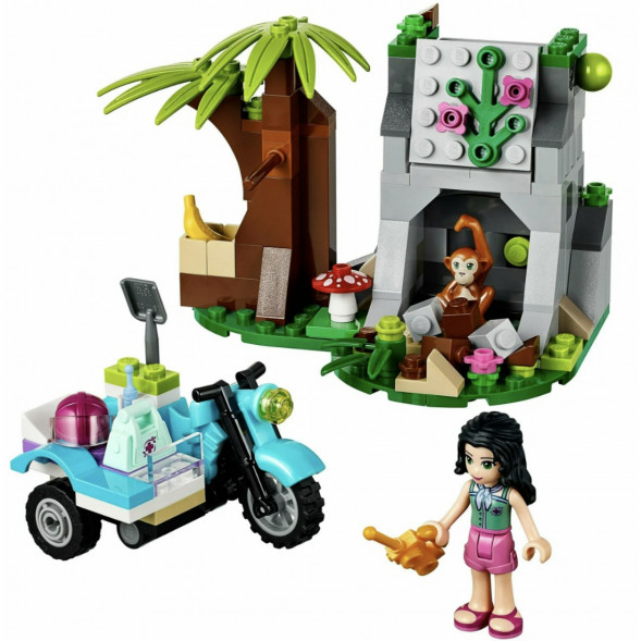 Конструктор LEGO Friends 41032 Джунгли: Мотоцикл скорой помощи в Москве