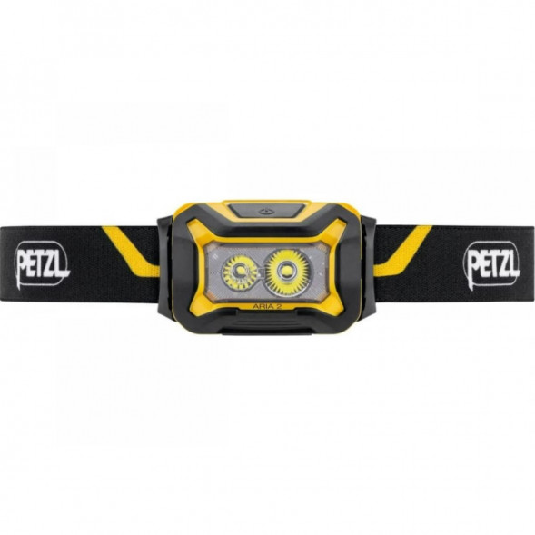 Налобный фонарь Petzl ARIA 2, черно-желтый в Москве
