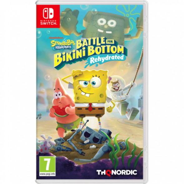 Игра SpongeBob SquarePants: Battle for Bikini Bottom - Rehydrated [Nintendo Switch, русские субтитры] в Москве