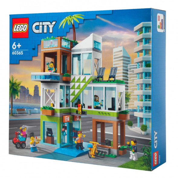 Конструктор LEGO City 60365 Многоквартирный дом в Москве