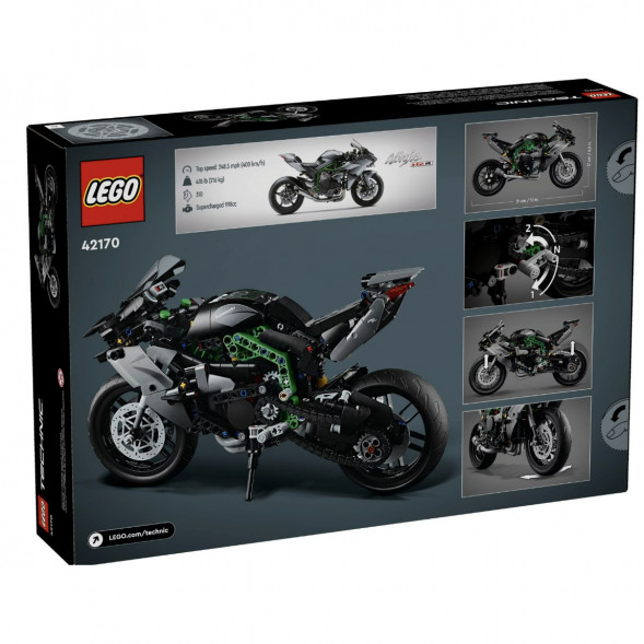 Конструктор LEGO Technic 42170 Мотоцикл Kawasaki Ninja H2R в Москве