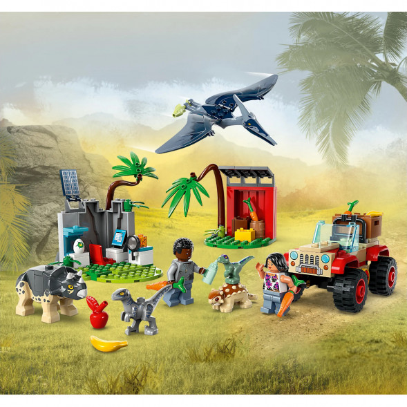 Конструктор LEGO Jurassic World 76963 Центр спасения детенышей динозавров в Москве
