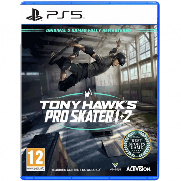 Игра Tony Hawk&amp;#039;s Pro Skater 1+2 [PS5, английская версия] в Москве