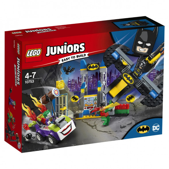 Конструктор LEGO Juniors 10753 Нападение Джокера на Бэтпещеру в Москве