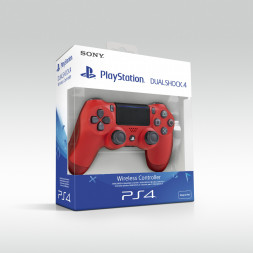 Геймпад Sony DualShock 4 v2 CUH-ZCT2, красная лава