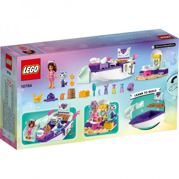 Конструктор LEGO Gabby&amp;#039;s Dollhouse 10786 Корабль и спа Габби и МерКэта в Москве