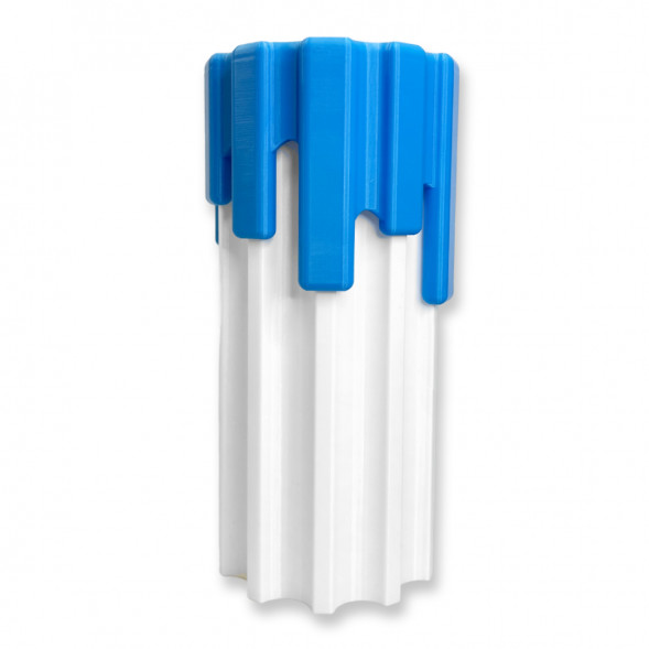 Ваза HatRom Drip, белый-синий в Москве