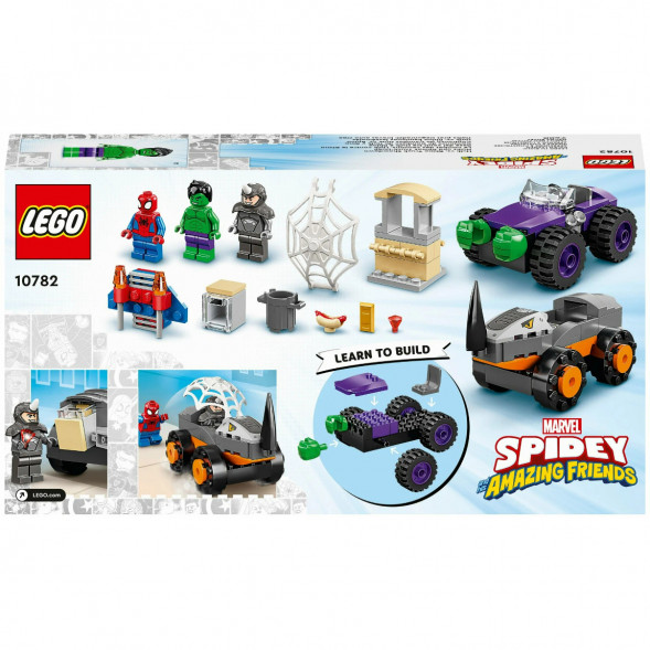 Конструктор LEGO Super Heroes 10782 Схватка Халка и Носорога на грузовиках в Москве
