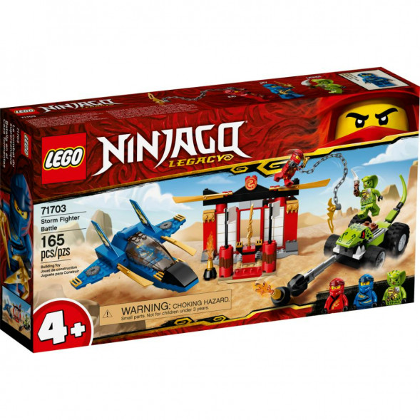 Конструктор LEGO Ninjago 71703 Бой на штормовом истребителе в Москве